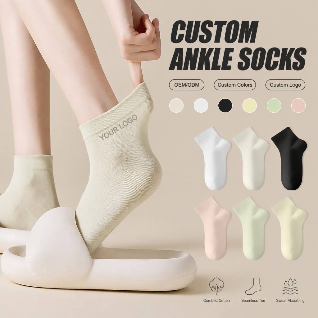 Custom Low-Cut Casual Socks view 1