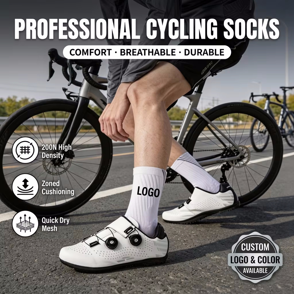 Custom Cycling Socks view 1
