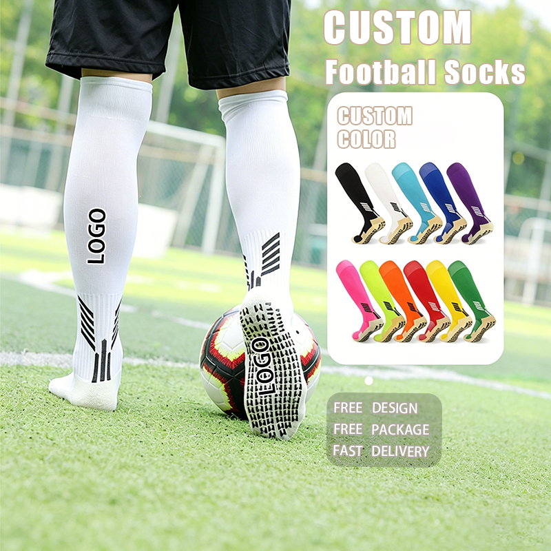 Custom Non-Slip Grip Soccer Socks view 1