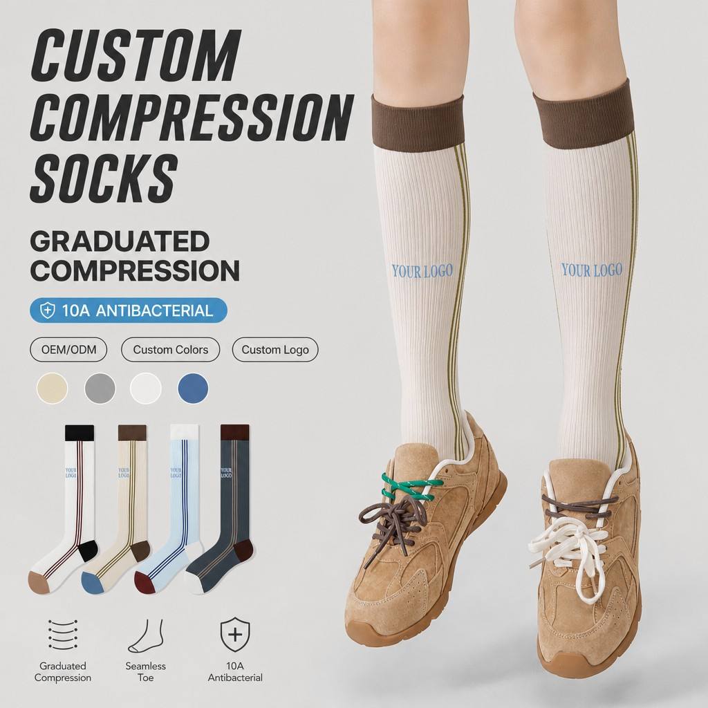 Custom Trail Running Socks view 1