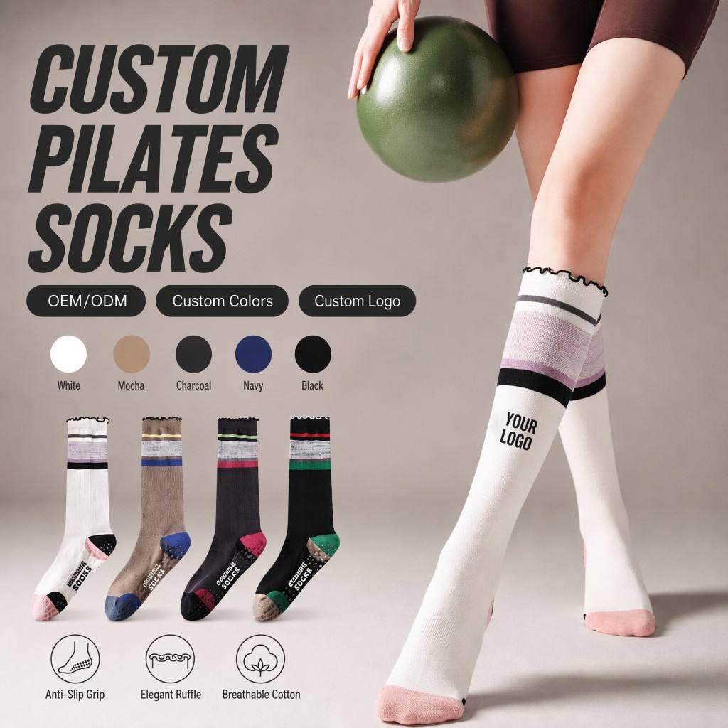 Custom Yoga Socks view 1